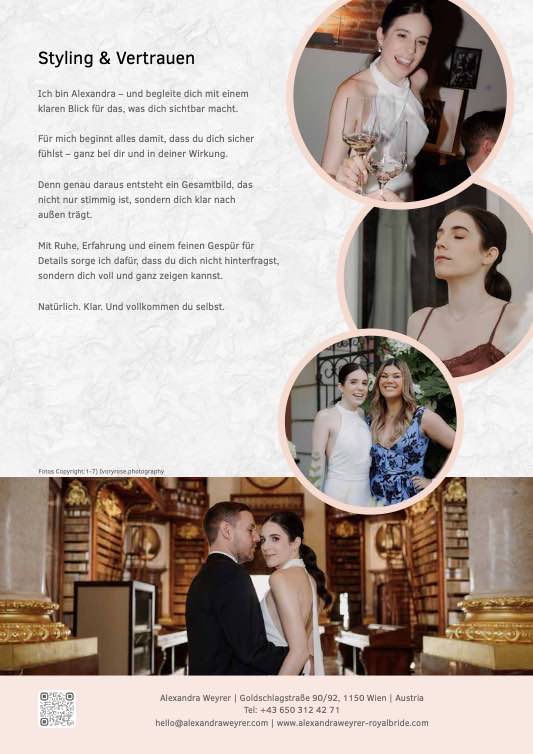 Alexandra Weyrer · Royal Bride – Magazinseite 17